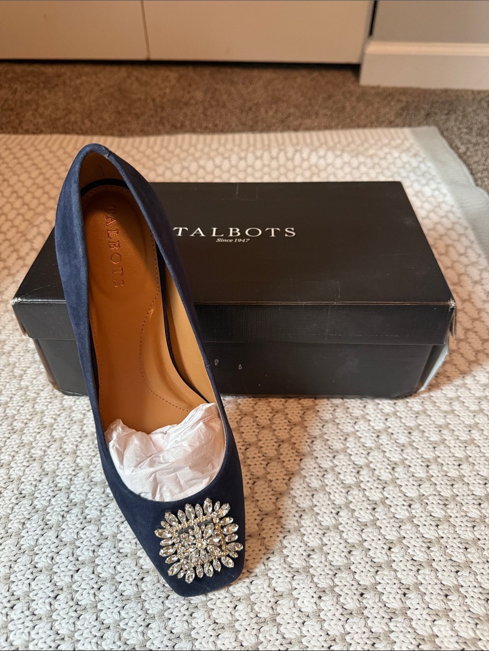 Talbots Carlye block heel